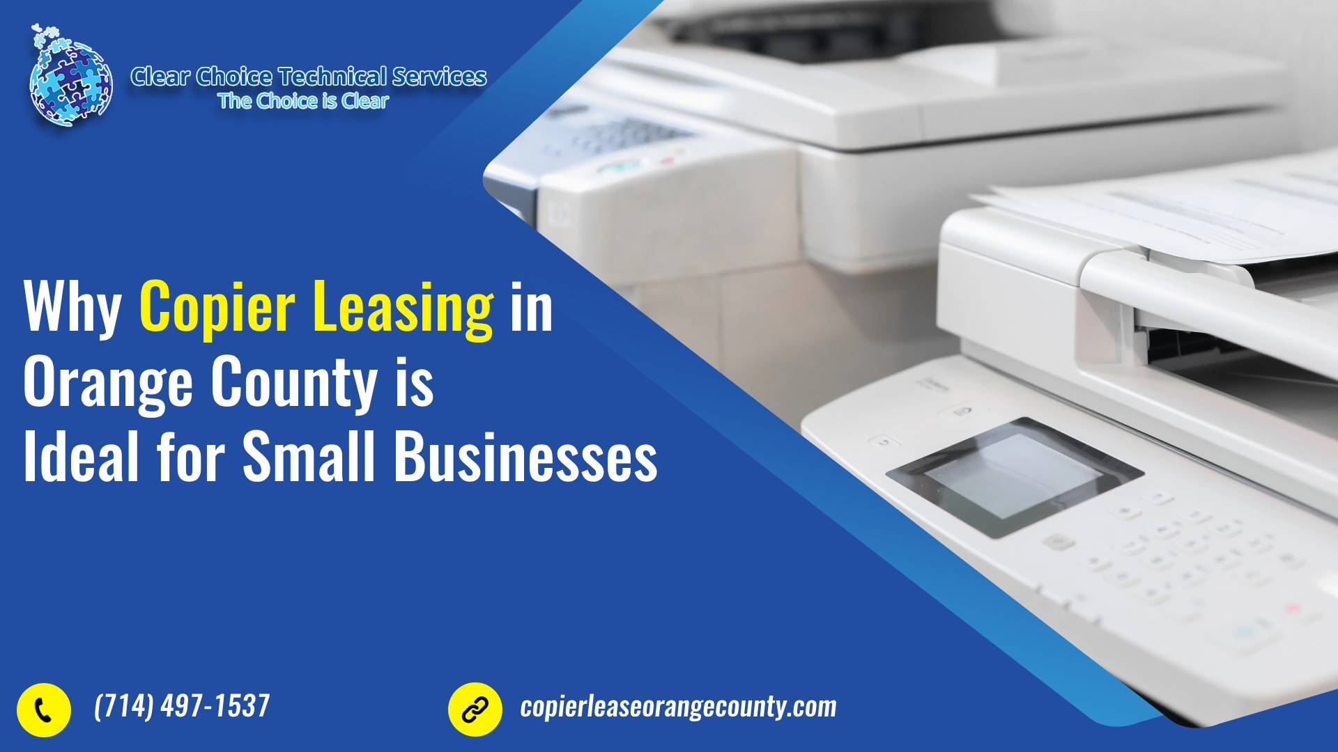 Why Copier Leasing in Orange County is Ideal for Small Businesses