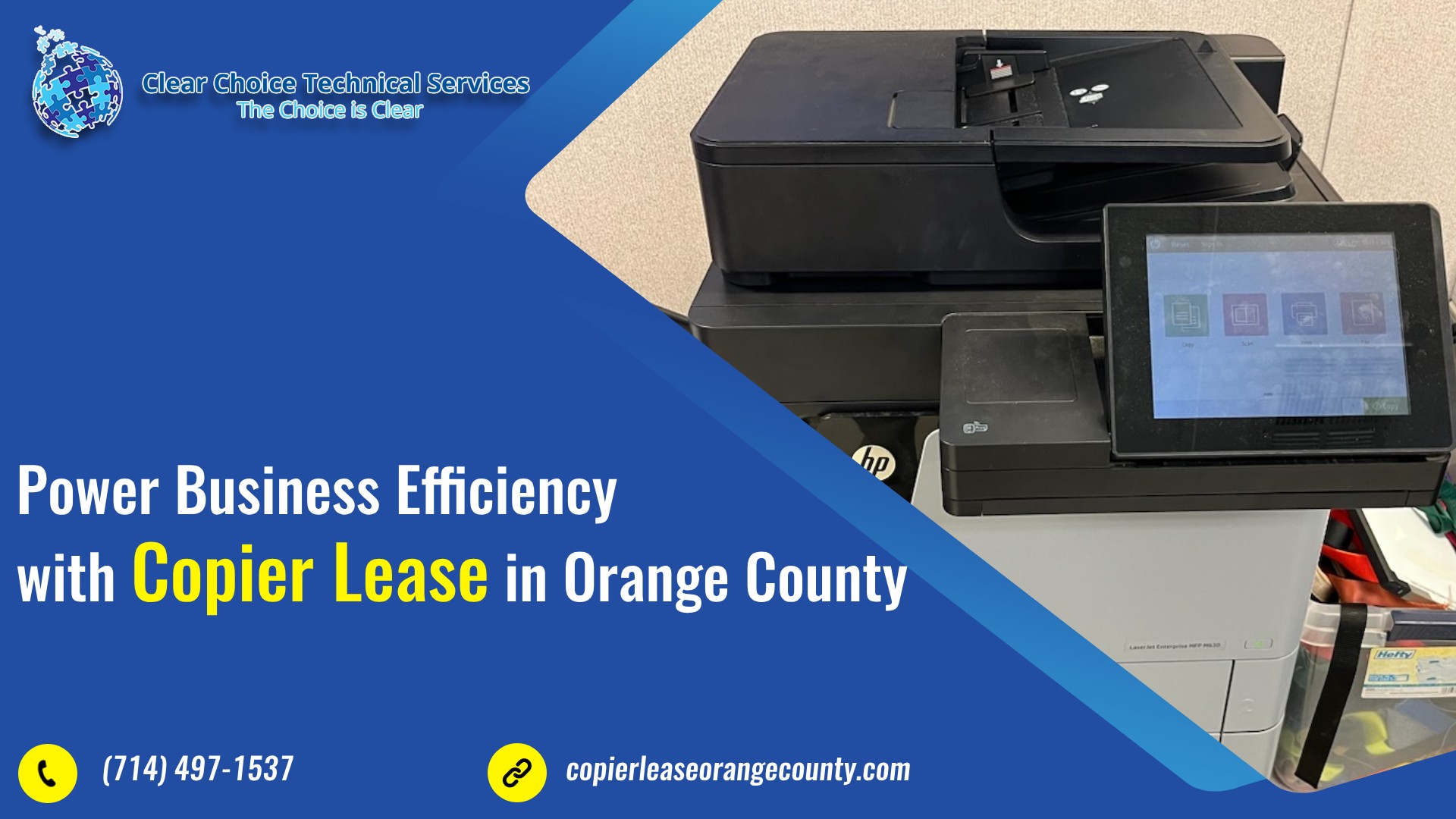 Power Business Efficiency with Copier Lease in Orange County